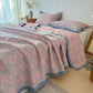 Cotton Gauze Yarn-Dyed Reversible Bedspread Quilt - image 7