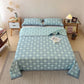 Reversible 3-layer Geometric Jacquard Blanket Quilt - image 7