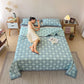 Reversible 3-layer Geometric Jacquard Blanket Quilt - image 8