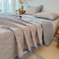 Jacquard Reversible 3-layer Geometric Blanket Quilt - image 5