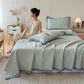 Botanical Leaves Cotton Gauze Bedspread Quilt - image 2