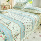 Floral Bunny Print Cotton Twill Coverlet - image 2