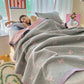 Reversible Bow Jacquard Cotton Gauze Quilt - image 2
