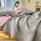 Reversible Bow Jacquard Cotton Gauze Quilt - image 3