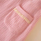 Ruffle Trim Kids' Cotton Muslin Robe - image 6