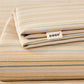 Rustic Cotton Linen Stripe Bedspread - image 2