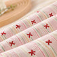 Sweet Blush Bow Jacquard Bedding Set - image 3
