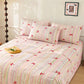 Sweet Blush Bow Jacquard Bedding Set - image 1