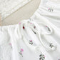 White Floral Sleeveless Lounge Slip Dress - image 5