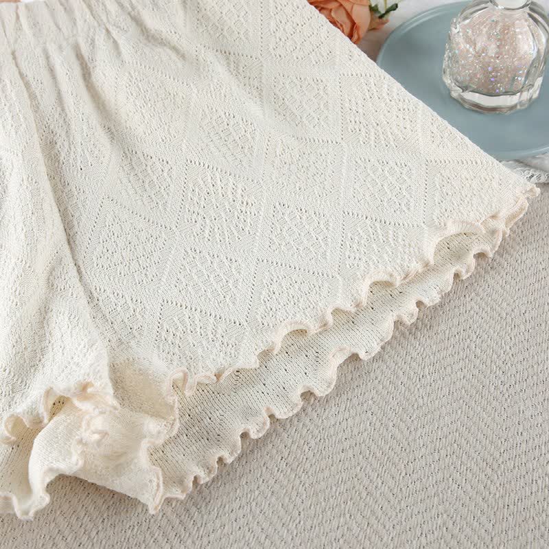 Beige Jacquard Cami Shorts pajama Set - image 10