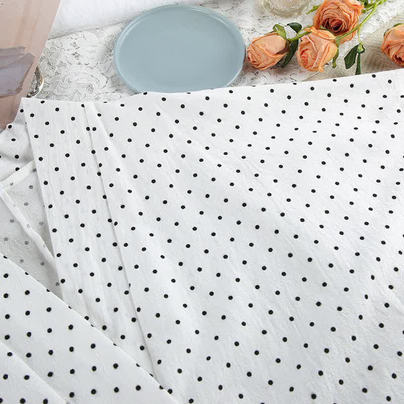 Polka Dot Cotton Kimono Pajama Set - image 7