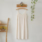 Cotton Lace Cami Slip Night Dress - White - XL - image 2