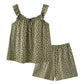Olive Floral Ruffle Cami Pajama Set - image 5