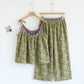 Ginkgo Biloba Leaf Cami Pajama Set - Green & Purple - XL - image 12