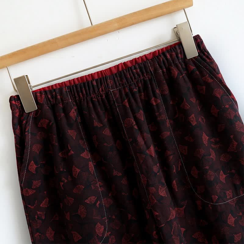 Ginkgo Biloba Leaf Cami Pajama Set - image 19