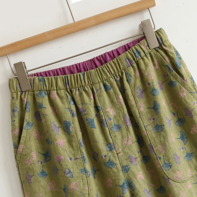 Ginkgo Biloba Leaf Cami Pajama Set - image 15