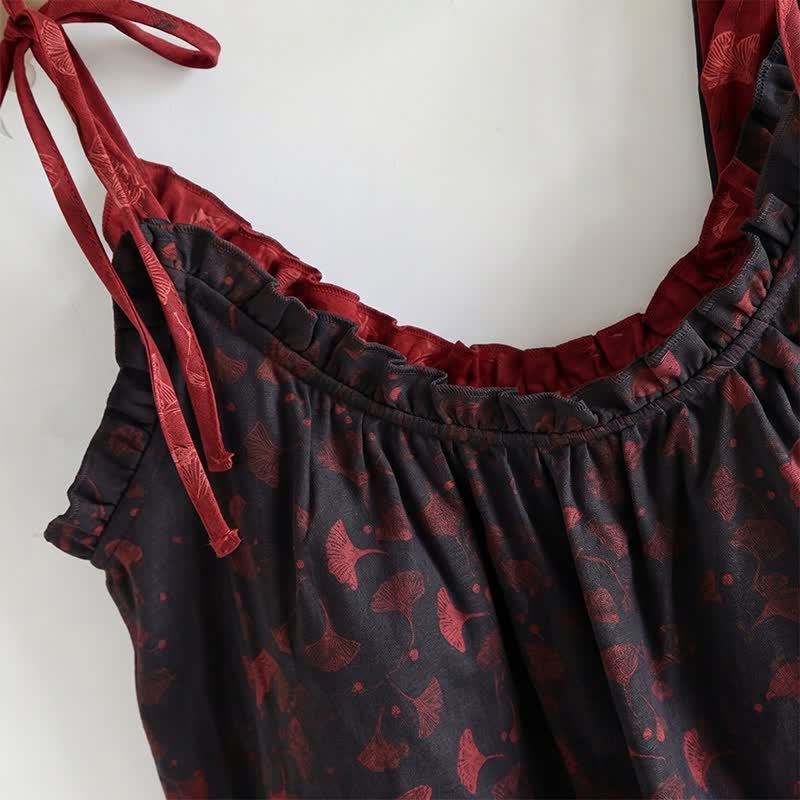Ginkgo Biloba Leaf Cami Pajama Set - image 18