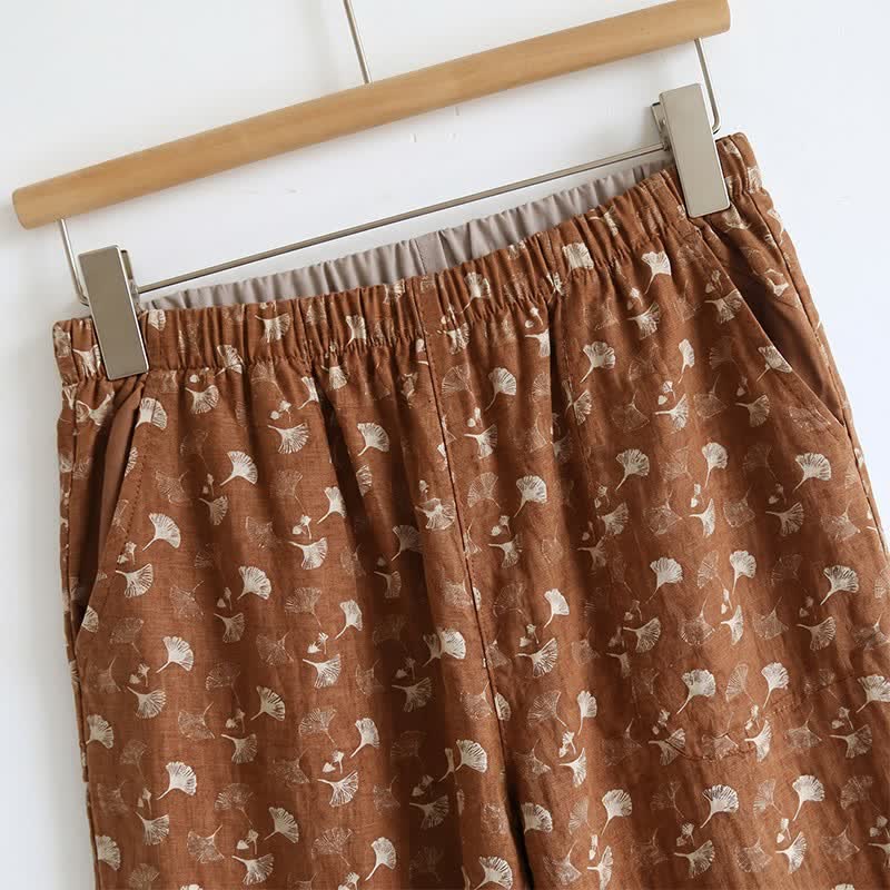 Ginkgo Biloba Leaf Cami Pajama Set - image 5