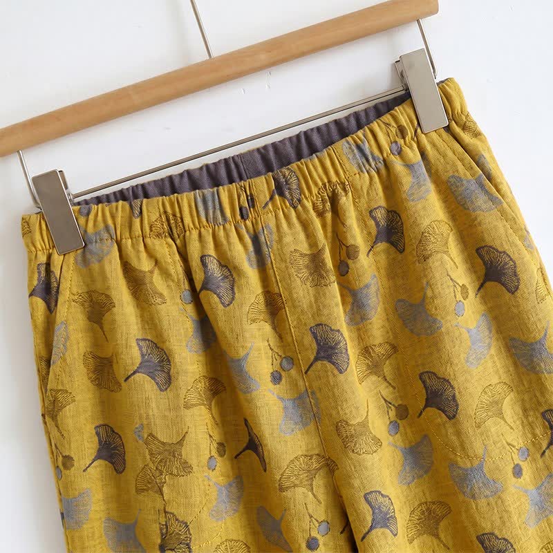Ginkgo Biloba Leaf Cami Pajama Set - image 8