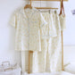Cotton Duck Print Three Piece Loungewear - image 1