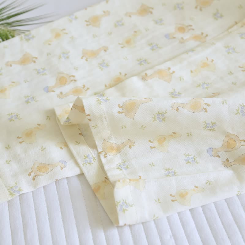 Cotton Duck Print Three Piece Loungewear - image 13