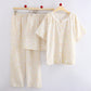 Star Print Cotton Loungewear Set(3PCS) - image 1