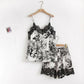 Vintage Floral Lace Cami & Shorts Set - image 1