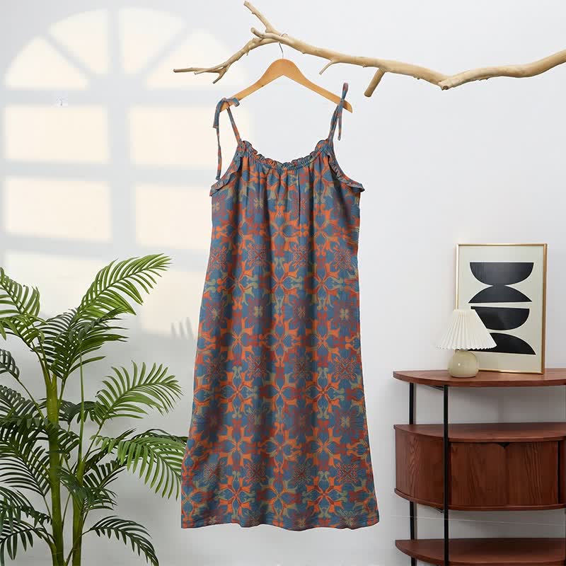 Vintage Boho Cotton Cami Night Dress - image 4