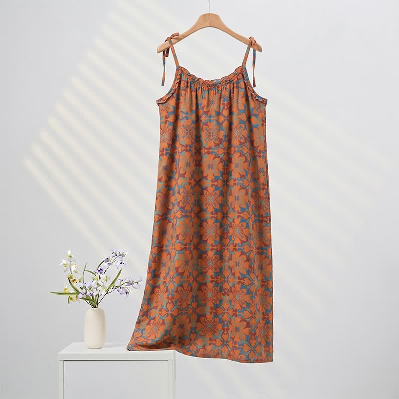 Vintage Boho Cotton Cami Night Dress - image 8