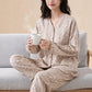 Soft Floral Cotton Button Front Pajamas - image 14