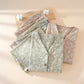 Soft Floral Cotton Button Front Pajamas - image 2