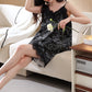 Black Floral Lace Cami Lounge Set - image 3