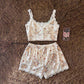 French Floral Cotton Lace Loungewear Set - image 4