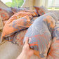 Floral & Wheat Cotton Gauze Bedding Set(4PCS) - image 1