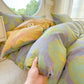 Abstract Floral Cotton Double Gauze Bedding(4PCS) - image 1