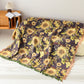 Vintage Sunflower 4-Layer Muslin Blanket Quilt - image 3
