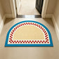 Half Moon Color Block Loop Pile Accent Rug - image 3