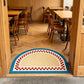 Half Moon Color Block Loop Pile Accent Rug - image 4
