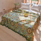 Reversible Floral 4-Layer Cotton Gauze Blanket Quilt - image 3