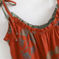 Ginkgo Leaf Cami Ruffled Pajama Set - image 12