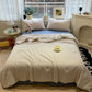 Modern Soft Striped Knit Cotton Bedding Set - image 6
