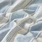 Light Blue Striped Double Gauze Bedding Set - image 3