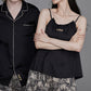 Contrast Leopard Print Matching Couple Pajamas - image 4