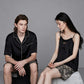 Contrast Leopard Print Matching Couple Pajamas - image 2