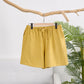 Relaxed Cotton Gauze Drawstring Lounge Shorts - Yellow - XL - image 16