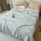 Vintage Damask Cotton 3-Layer Muslin Throw Quilt - image 3