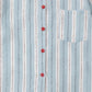 Red Accent Blue Stripe Double Gauze Pajamas - image 5