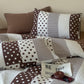 Patchwork Polka Dot Double Gauze Bedding Set - Coffee - King - Fitted Sheet - image 5