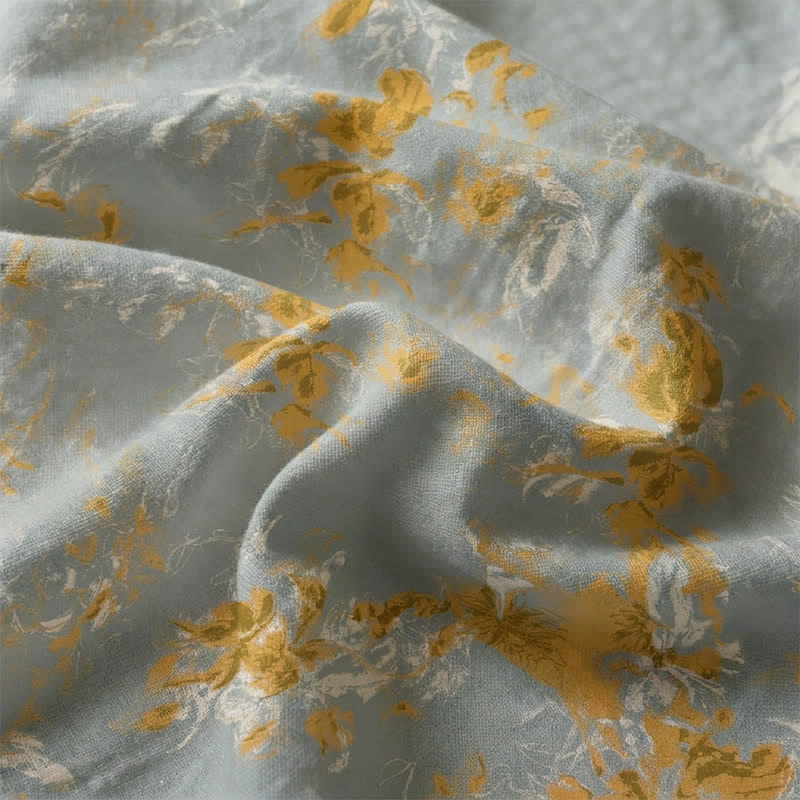 Wildflower Cotton Rustic Bedspread - image 4
