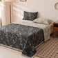 Pure Cotton Floral Vintage Bedspread - image 1